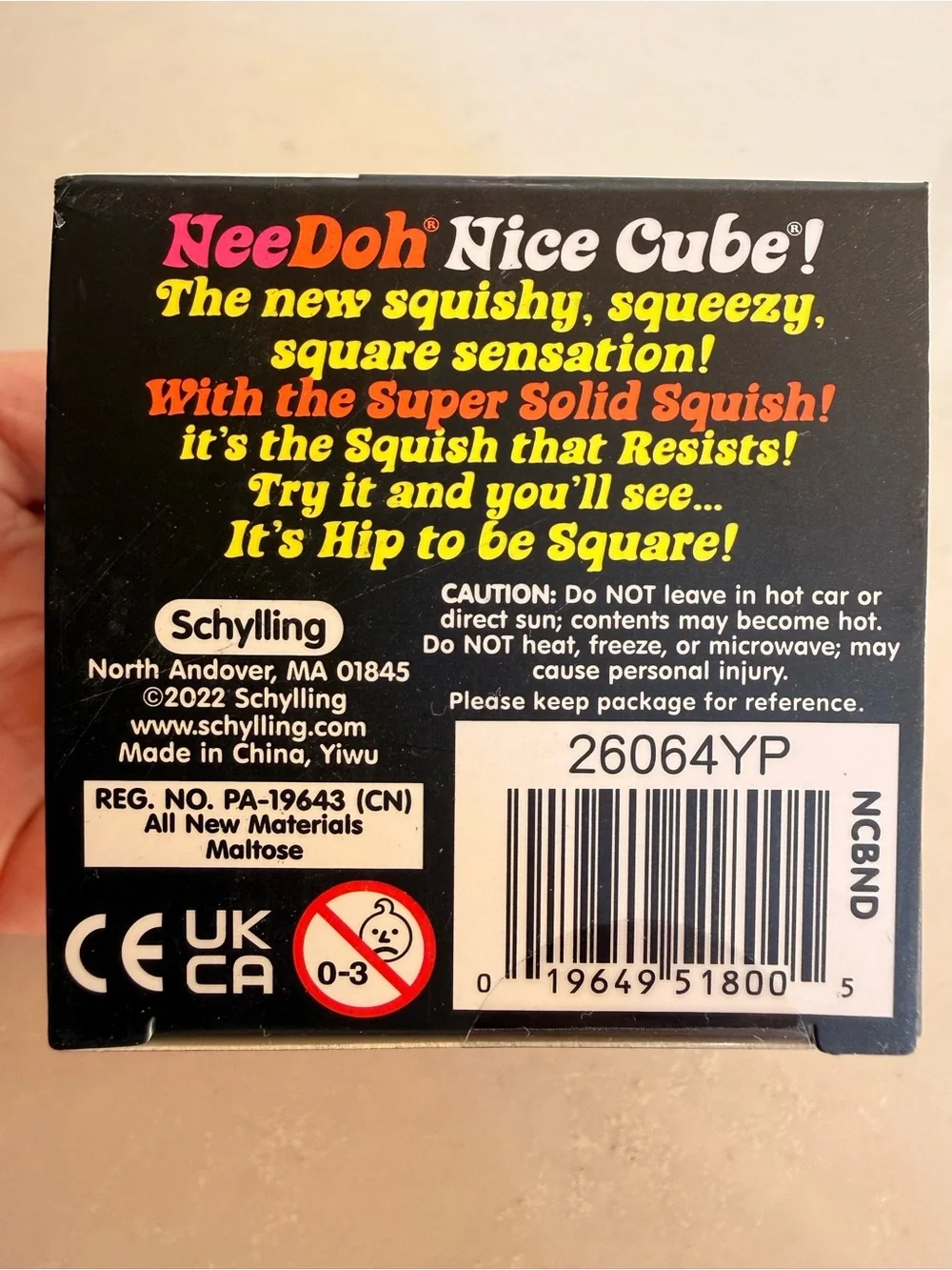 Nice Cube Super Solid Squish NWT